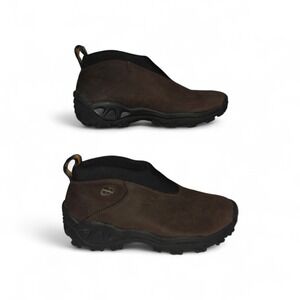 Merrell Winter Moc Mid Brown Leather Slip On Boots Womens 8